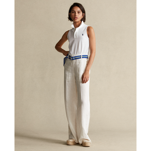 Polo Ralph Lauren 白色 修身版型短版 Polo 衫 4