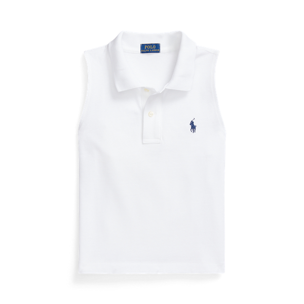 Polo Ralph Lauren 白色 修身版型短版 Polo 衫 2