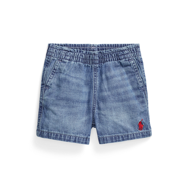 Short Prepster Polo in denim