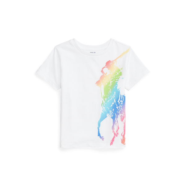 Ombre Big Pony Cotton Jersey T-shirt