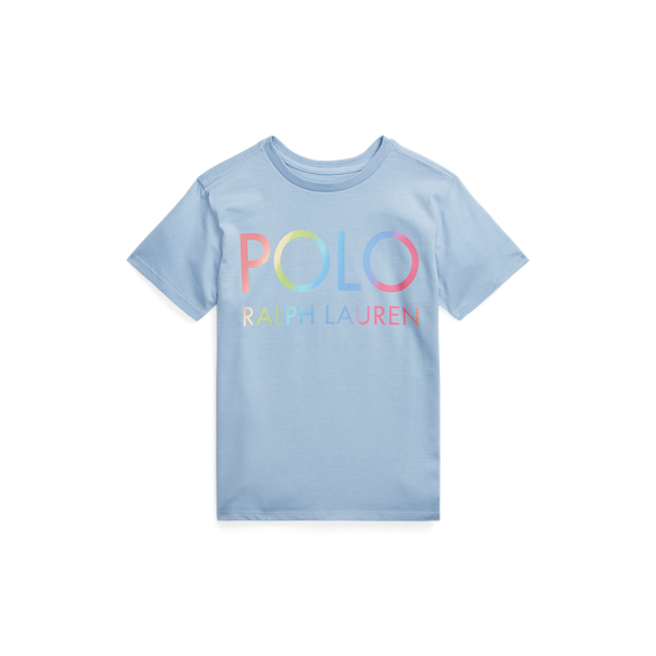 Maglietta in jersey con logo ombr&eacute;
