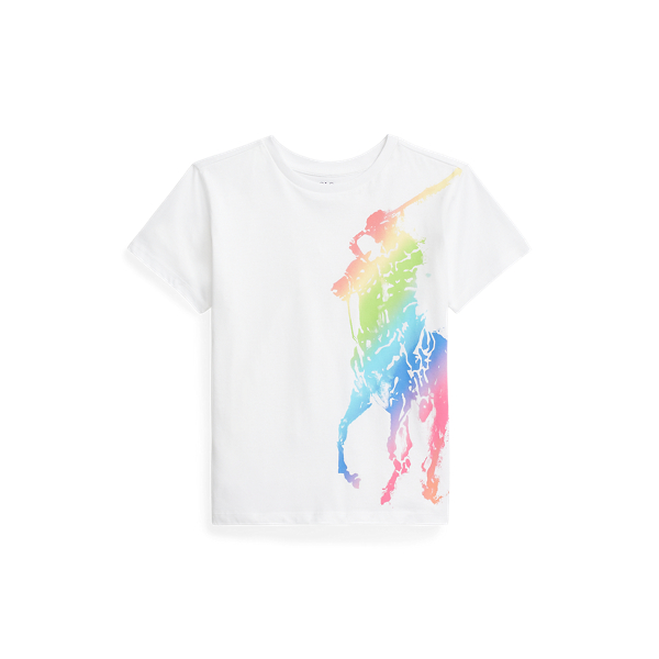 Ombre Big Pony Cotton Jersey T-shirt