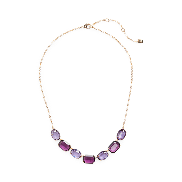 Gold-Tone Stone Necklace