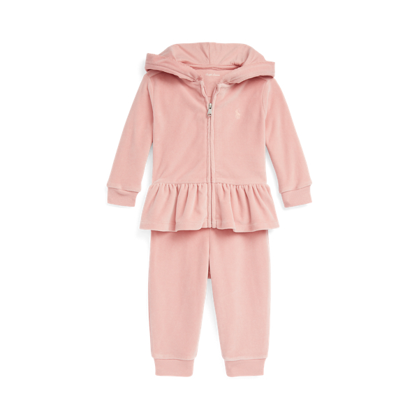 Kapuzenjacke und Jogginghose im Set Baby Girl in 1