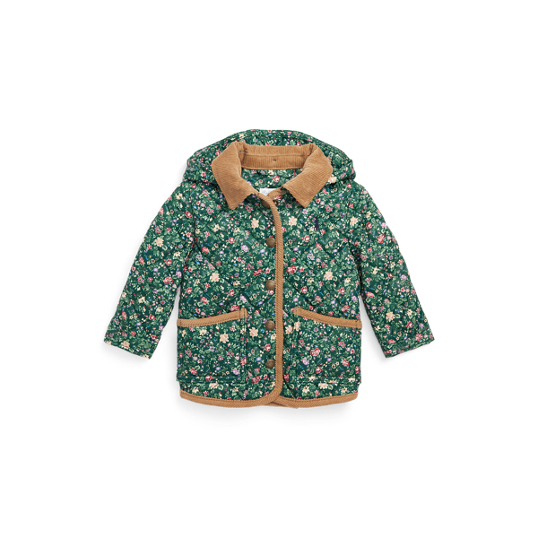 Floral Water Resistant Barn Jacket