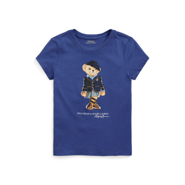 Baumwoll-T-Shirt mit Polo Bear