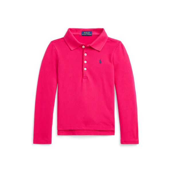 Lang&auml;rmliges Piqu&eacute;-Polohemd