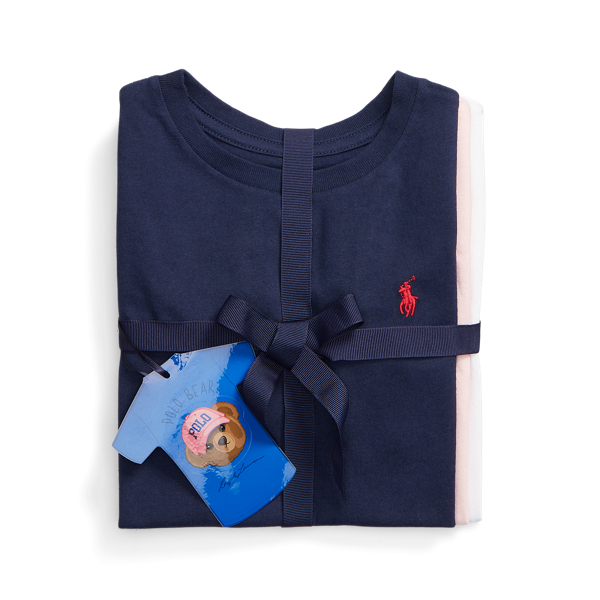 Polo Essentials 1 Cotton Jersey Tee Multipack Girls 1.5-6.5 Years 3