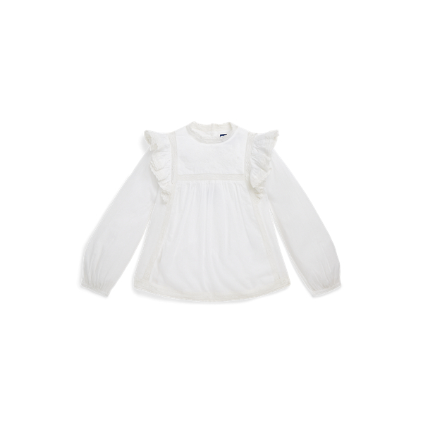 Embroidered Cotton Voile Top