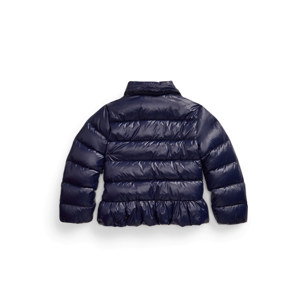 Doudoune hydrofuge &agrave; basque Girls 1.5-6.5 Years en Marine Newport 3