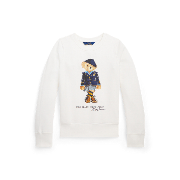 Fleece-Sweatshirt mit Polo Bear