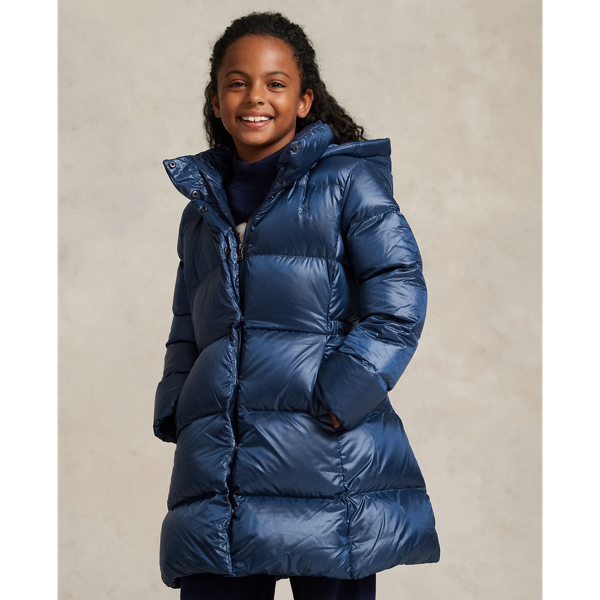 Water-Resistant Down Long Coat