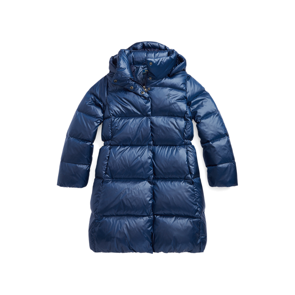 Newport Navy Water-Resistant Down Long Coat Girls 7-16 for winter 1