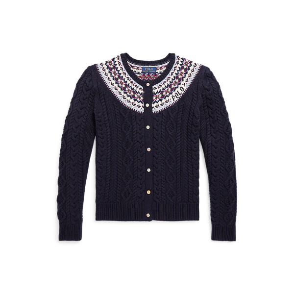 Fair Isle vest van katoenmix
