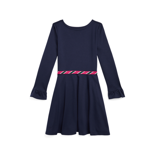 Robe &agrave; rayures en ponte Girls 7-14 Years en 1