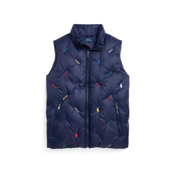 Gilet en duvet avec logo
