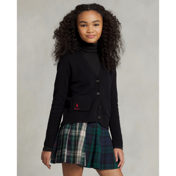 Wool-Cashmere V-Neck Cardigan