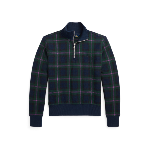 トップス 20AW Plaid Zip Up Polo M supreme 20AW Plaid Zip Up L/S Polo