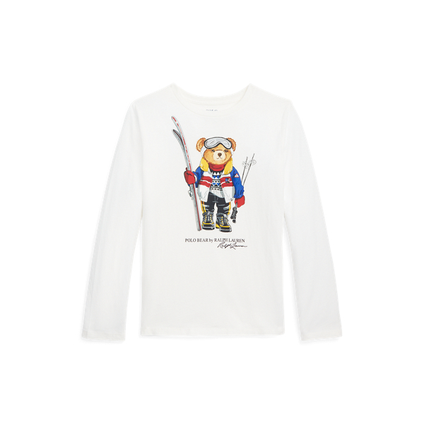 Polo Bear Cotton Long-Sleeve T-shirt Girls 7-14 Years 1