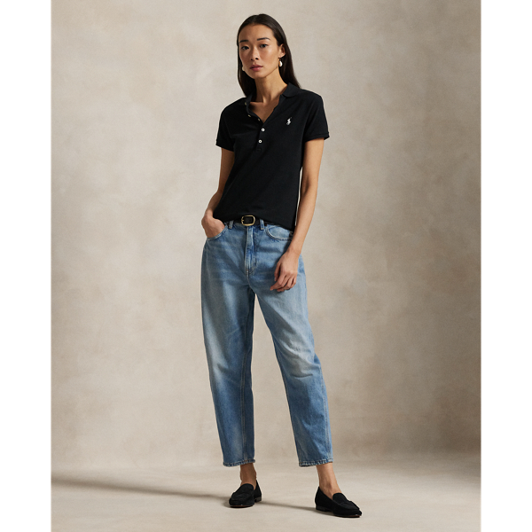 RALPH LAUREN｜スリム フィット ストレッチ ポロシャツ