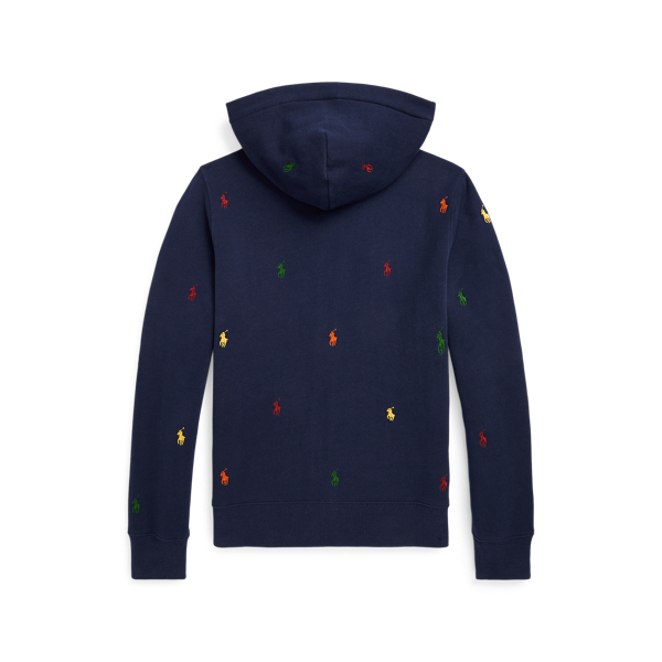Refined Navy Polo Pony Fleece Full-Zip Hoodie Boys 8-20 for back to school, for fall 2