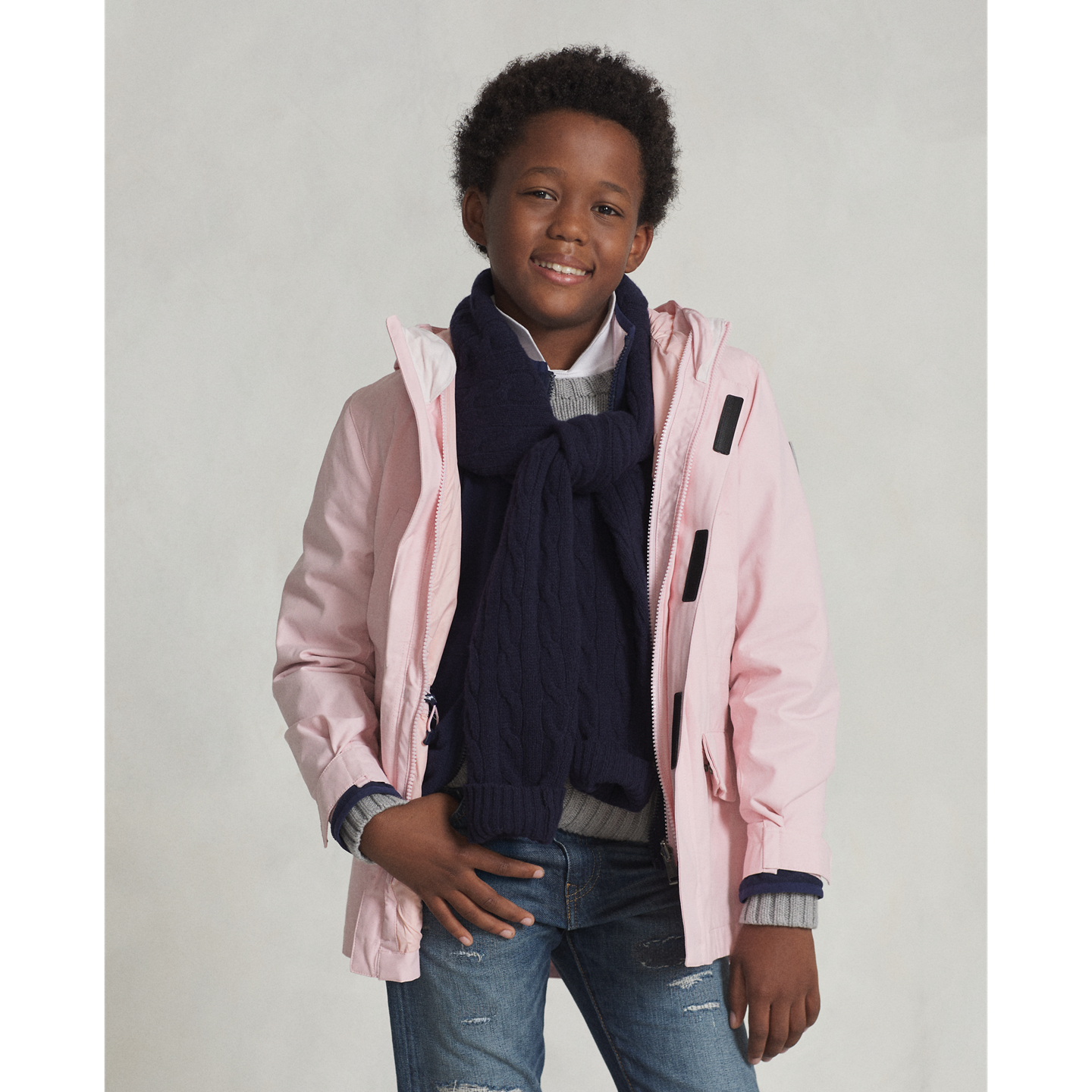 Детская куртка Ralph Lauren P-Layer 1 Utility, цвет: Розовый — фото 2