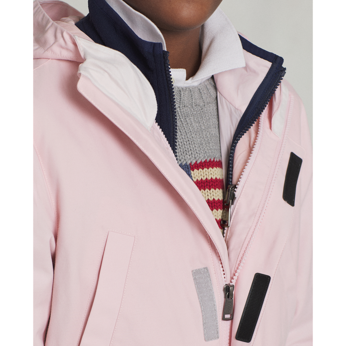 Детская куртка Ralph Lauren P-Layer 1 Utility, цвет: Розовый — фото 4