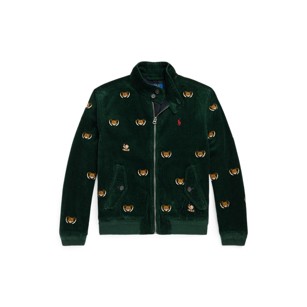 Embroidered Corduroy Jacket
