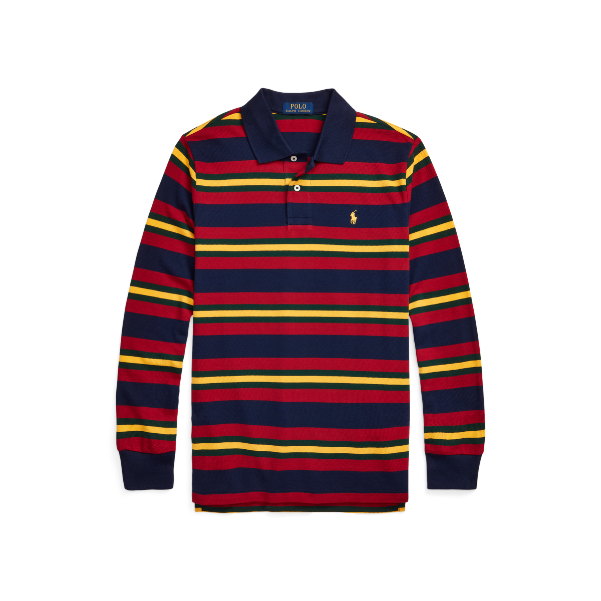 Ralph lauren striped long sleeve t shirt hotsell