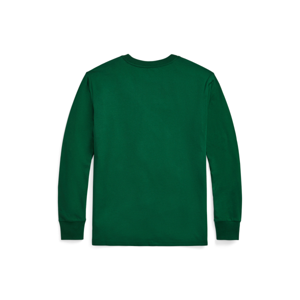 Langarm-T-Shirt mit Polo Bear Boys 6-14 Years in Neues Waldgr&uuml;n/Prep Bear 2