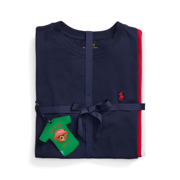 Polo Ralph Lauren 3点セット(3T size100) Polo Ralph Lauren Crewneck 3-Pack T-Shirts - 714830304002