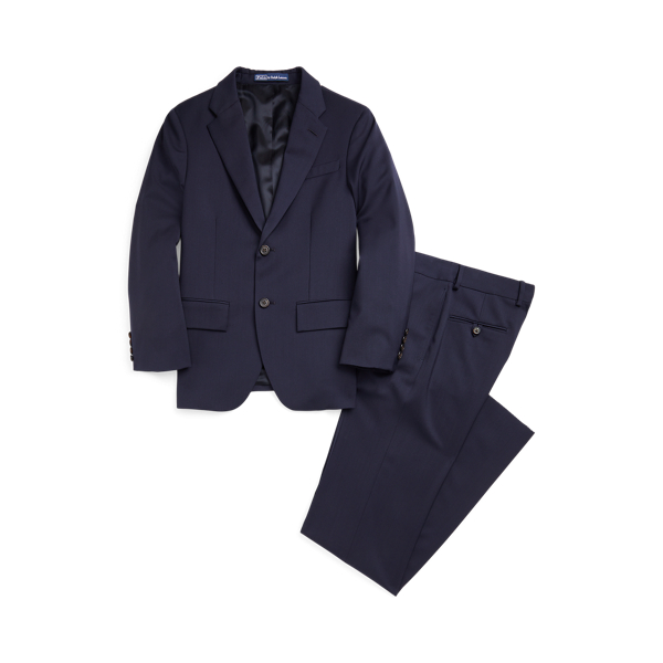 Classic Navy Polo Wool Twill Suit Boys 8-20 1