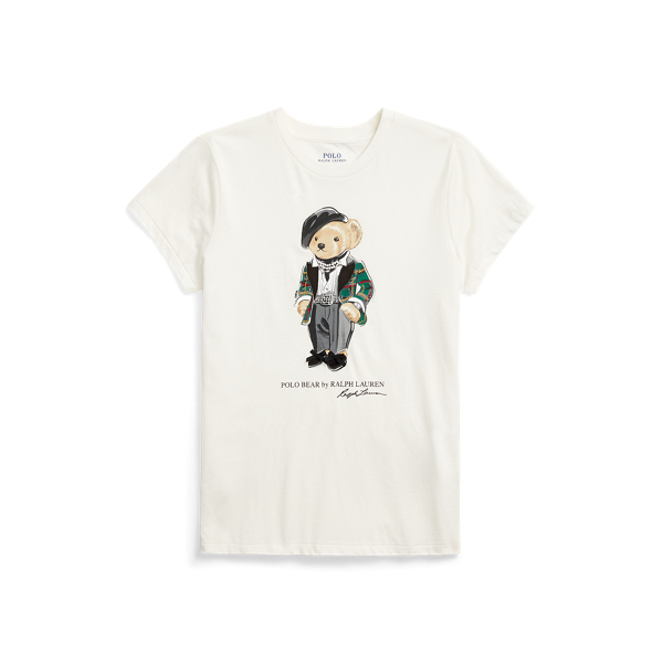 Plaid Tuxedo Polo Bear Jersey T-Shirt