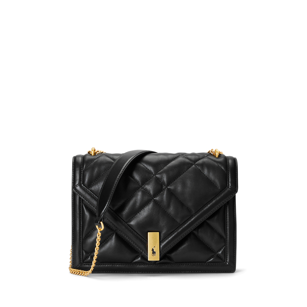 Polo ID Quilted Leather Envelope Bag
