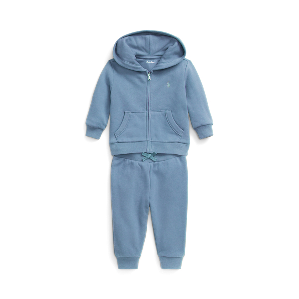 Fleece Full-Zip Hoodie and Trouser Set Baby Boy 1