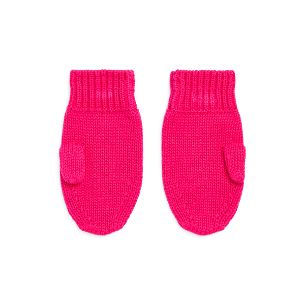 Baumwollf&auml;ustlinge mit Polo Pony Baby Girl in Sport Pink 2