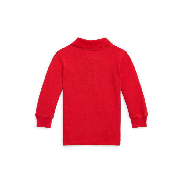 RL2000 Red Ski Bear Polo Bear Cotton Mesh Polo Shirt Baby Boy 2