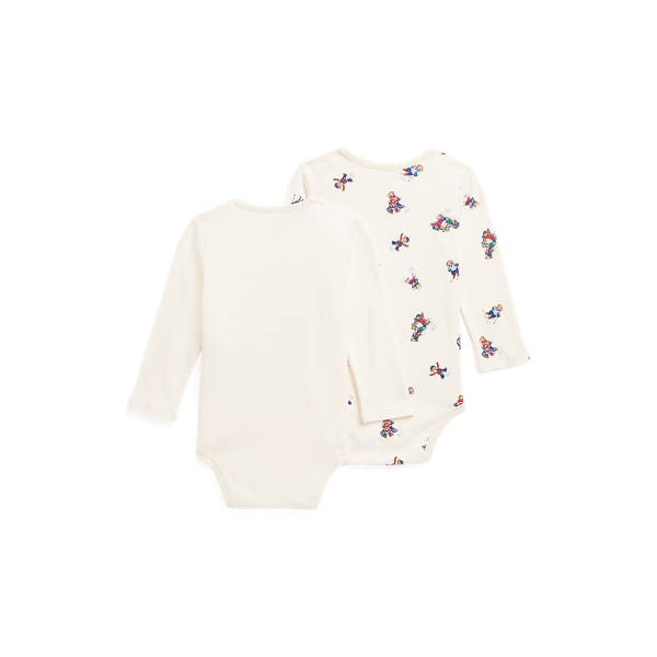 2er-Pack Babybodys mit Polo Bear Baby in Winter Bear Multi/Estate 2