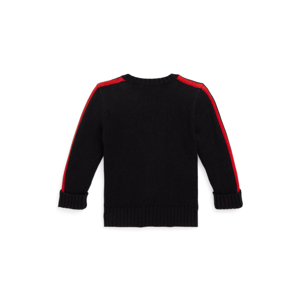 Baumwollpullover mit Polo Bear Baby Boy in Schwarz 2