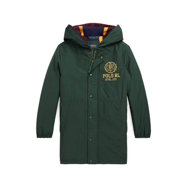 Logo Hooded Coat Boys 6-14 Years 1