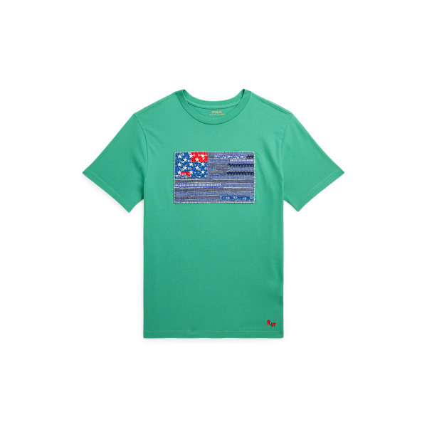 Flag Cotton Jersey Tee Boys 6-14 Years 1