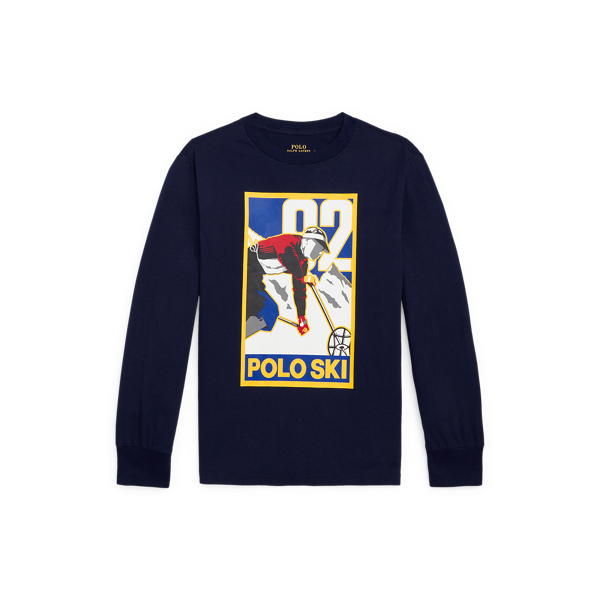 Polo Ski Cotton Long-Sleeve Tee for Children Ralph Lauren® UK