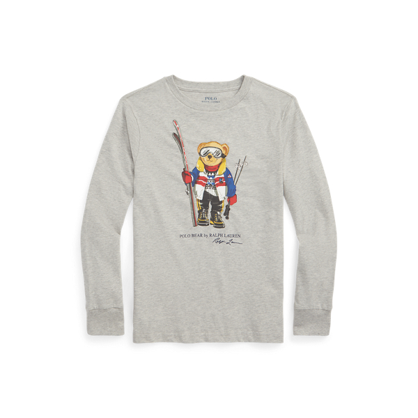 Polo Bear Cotton Jersey Long-Sleeve Tee Boys 6-14 Years 1