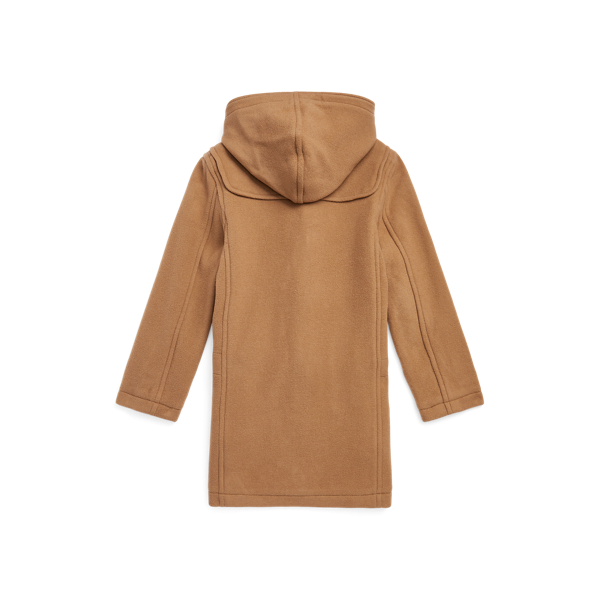 Wool-Blend Hooded Duffel Coat