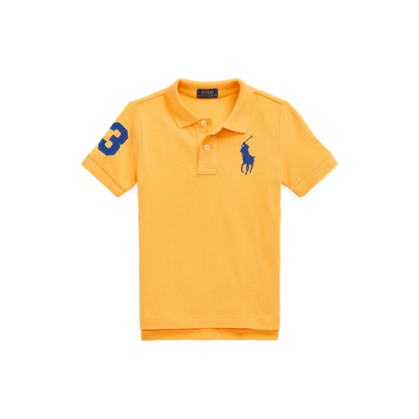 Boys yellow polo best sale