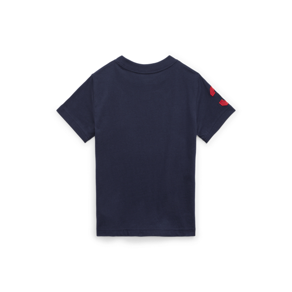 Cruise Navy Big Pony Cotton Jersey Tee Boys 2-7 2