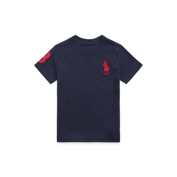 Cruise Navy Big Pony Cotton Jersey Tee Boys 2-7 1
