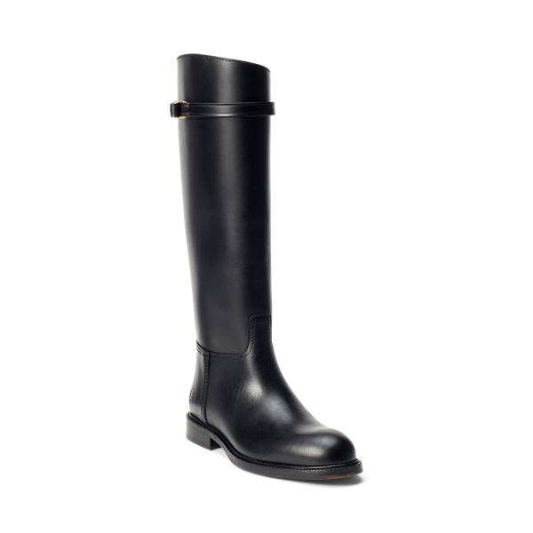 Leather Riding Boot for Women Ralph Lauren CL