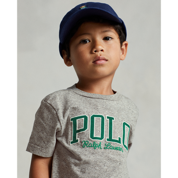 Corduroy-Logo Cotton Jersey Tee