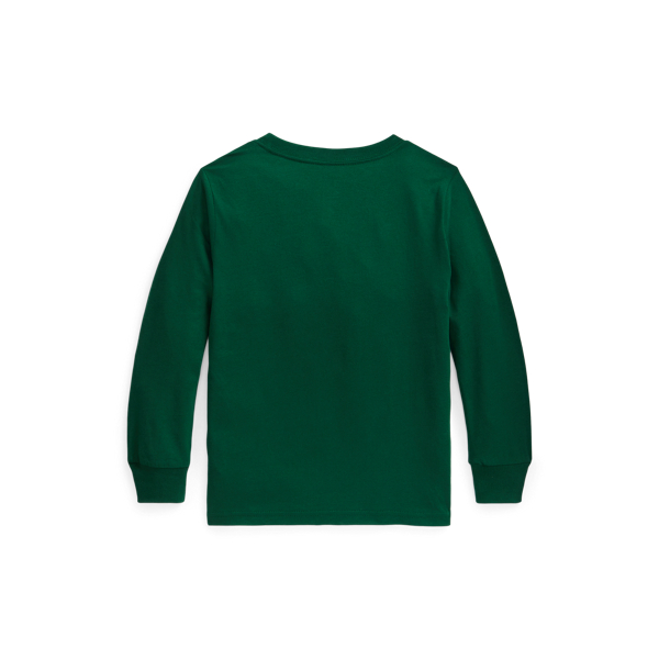 Baumwollshirt mit Polo Bear Boys 1.5-6 Years in Neues Waldgr&uuml;n/Prep Bear 3